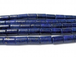 Lapis Lazuli 12x8 mm Walzen Edelstein Strang